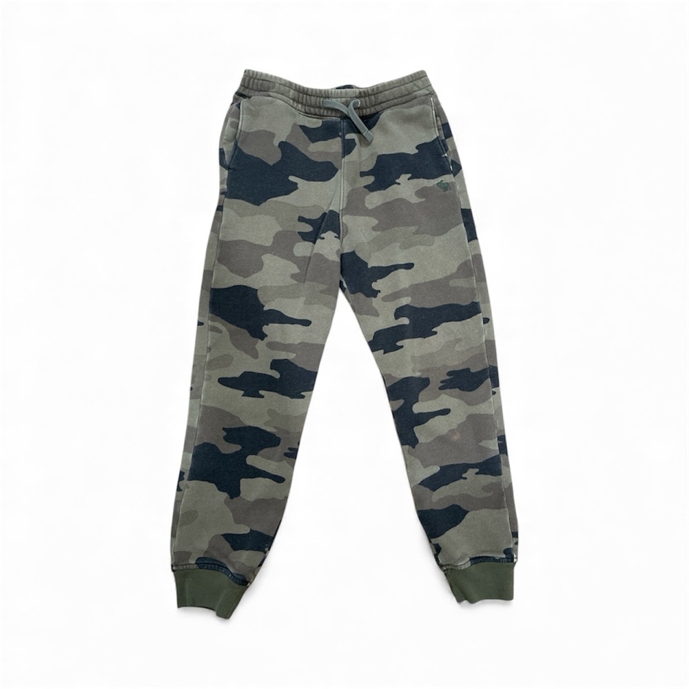 Abercrombie Kids Green Camouflage Joggers Size 11/12